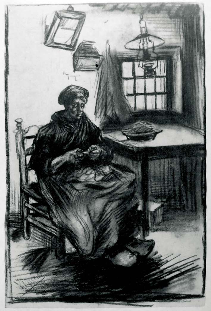  文森特·威廉·梵高  Vincent Willen Van Gogh —— 素描线稿 (19)